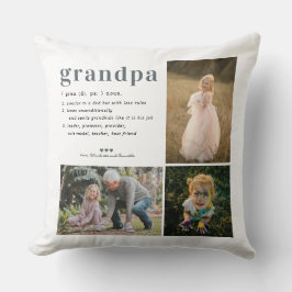GroßPA-Definition | 3 Foto Collage Pillow Kissen