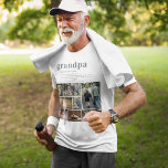 GroßPA-Definition | 8 Foto Collage T Shirt<br><div class="desc">Moderne 8 Foto Collage in Shirt. Mit einer süßen Definition dessen, was ein Opa ist, mit Raum für individuelle Nachrichten, Namen und/oder Jahr. Das sind Geschenke des Vaters, die perfekt für jeden Vater sind. Ein Geschenk, das er ein Leben lang schätze! Kann für jeden Mönch angepasst werden - Papa, Pépé,...</div>