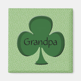 Großpa Irish Kleeblatt Magnet