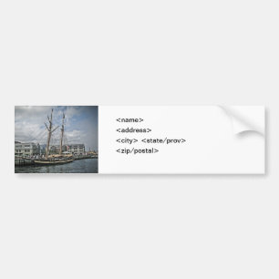 Großschiff in Halifax Autoaufkleber