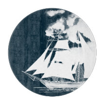 Großschiff und Wolken