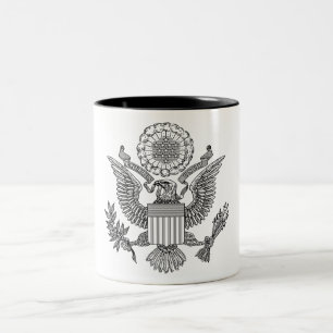 Großsiegel der Vereinigten Staaten von Amerika (US Zweifarbige Tasse