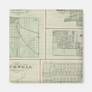 Großstadt Fowler, Benton Co Magnet