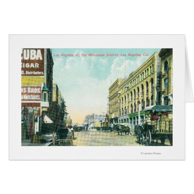 Großstadtszene in Los Angeles Street (Vorderseite (Horizontal))