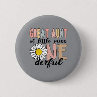 Großtante von Little Wonderful zum 1. Geburtstag Button