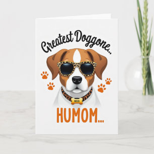 Größte Humom-Hunde-Chefin-Karte Karte