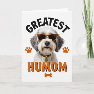 Größte Humom-Hundeporträtkarte Karte