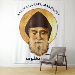Größte Kirchenwandteppich von St. Charbel Wandteppich