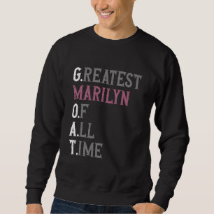 Größte Marilyn aller Zeiten GOAT Marilyn Sweatshirt