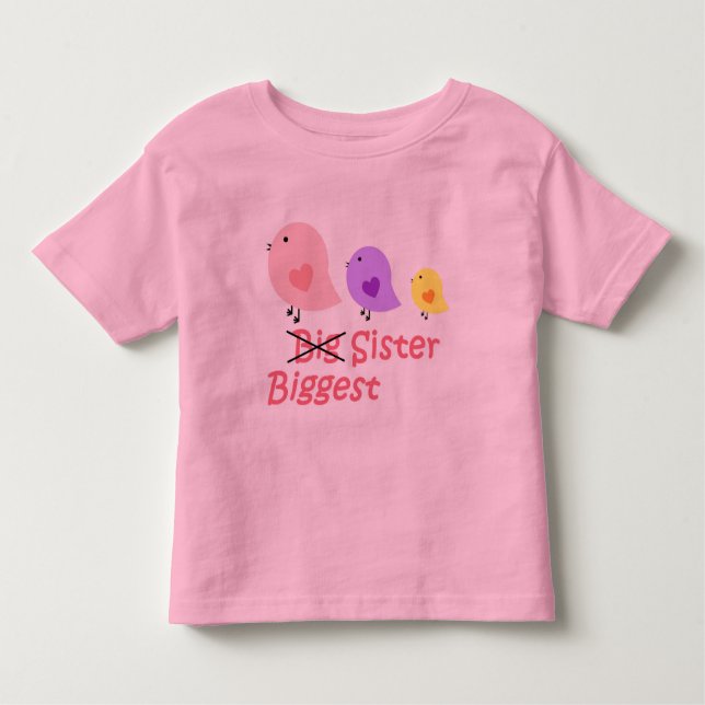 Größte Schwester Kleinkind T-shirt (Vorderseite)