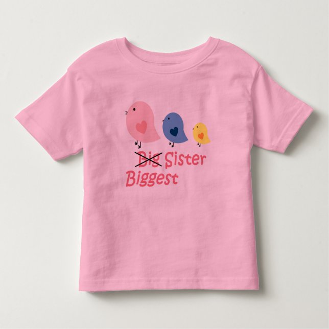 Größte Schwester Kleinkind T-shirt (Vorderseite)