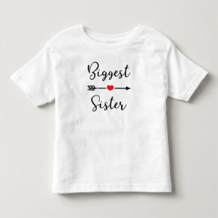 Größte Schwester ~ Schwester Designs Kleinkind T-shirt