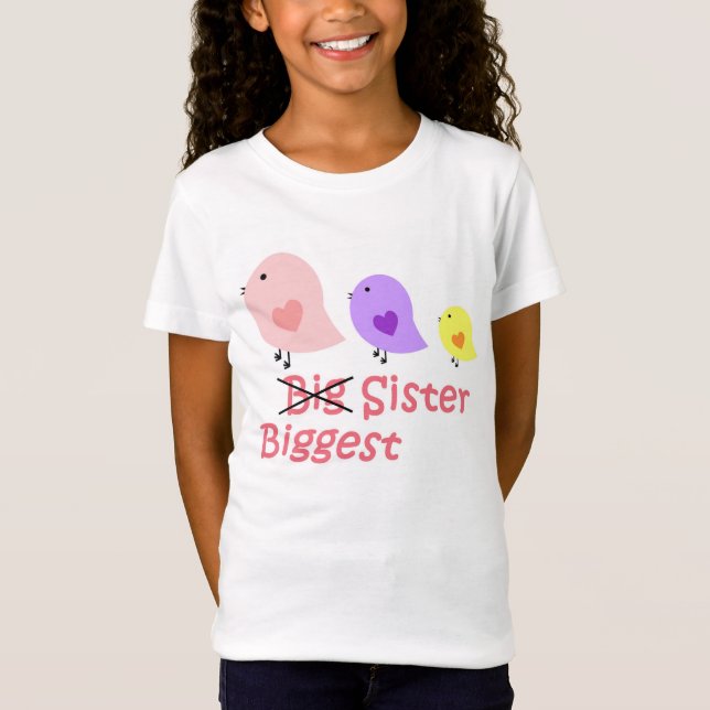 Größte Schwester T-Shirt (Vorderseite)