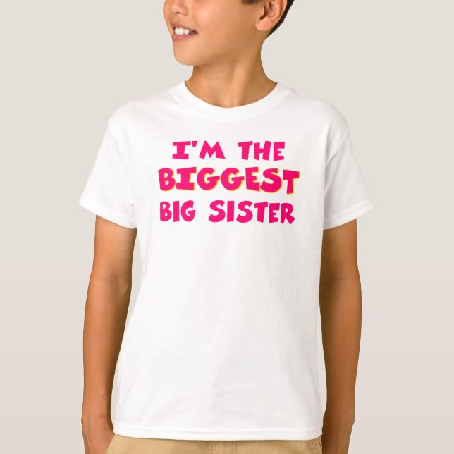 größte Schwester T-Shirt (Vorderseite)