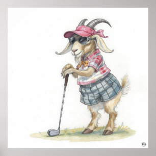 Größter aller Zeiten - Golf-Kunstprint Poster