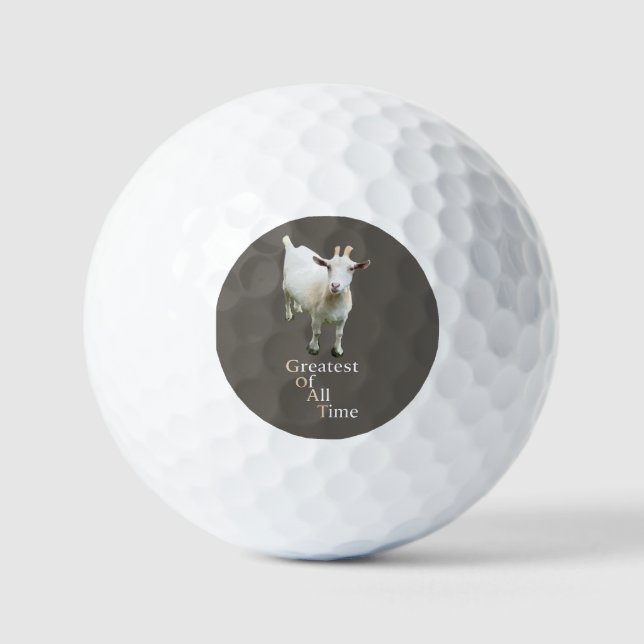Größter aller Zeiten Ziege Golfball (Vorderseite)