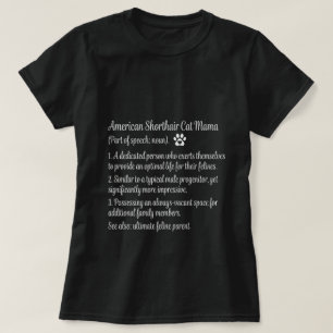 Größter American Shorthair-Katzendaddy-Typografie T-Shirt