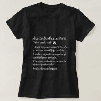 Größter American Shorthair-Katzendaddy-Typografie T-Shirt
