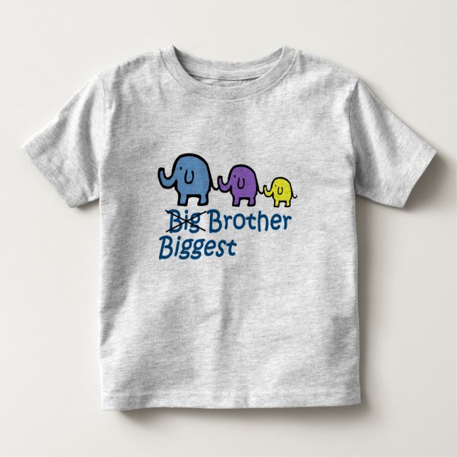 Größter Bruder Kleinkind T-shirt (Vorderseite)