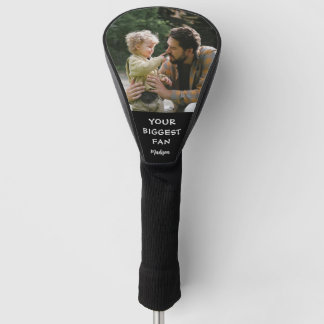 Größter Fan individuelles Foto Vatertagsgeschenk Golf Headcover