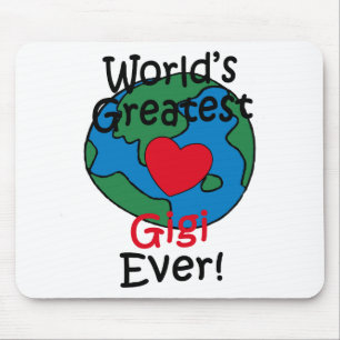 Größter Gigi-Herz der Welt Mousepad