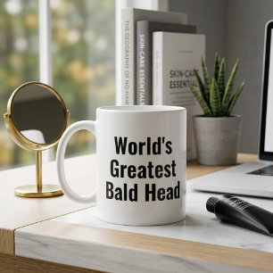 Größter Glatzkopf der Welt Kaffeetasse