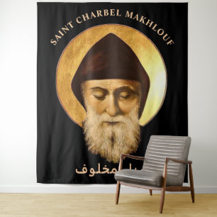Größter Kirchenwandteppich von St. Charbel Wandteppich