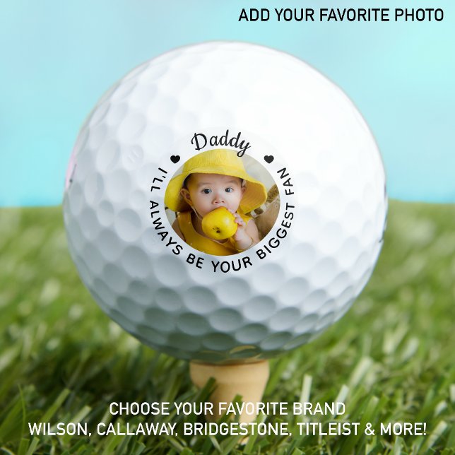 Größter Lüfter - DADDY - Golfer Personalisiertes F Golfball (Von Creator hochgeladen)