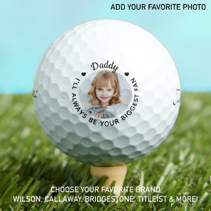 Größter Lüfter - DADDY - Personalisiertes Foto Tit Golfball