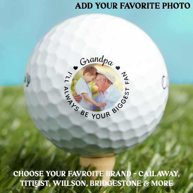 Größter Lüfter - GRANDPA - Golfer Personalisiertes Golfball (Von Creator hochgeladen)