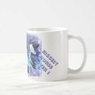 GRÖßTER PFERDELIEBHABER PINTO-PFERD LÄUFT TASSE
