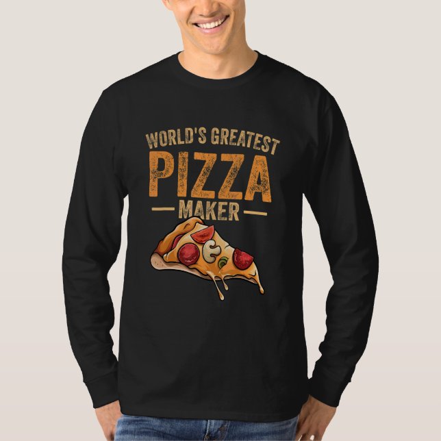 größter Pizzabäcker der Welt T-Shirt (Vorderseite)