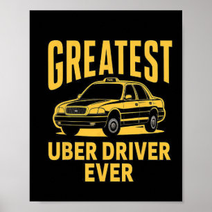 Größter Uber-Fahrer Aller Zeiten Uber Fahrer Lusti Poster