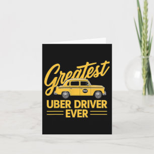 Größter Uber-Fahrer überhaupt Uber-Fahrer Lustig Karte