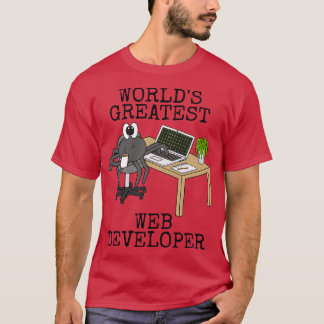 Größter Webentwickler der Welt Spider Lustig T-Shirt