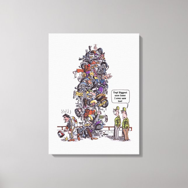 Größter weißer Leinenbelag Leinwanddruck (Vorderseite)