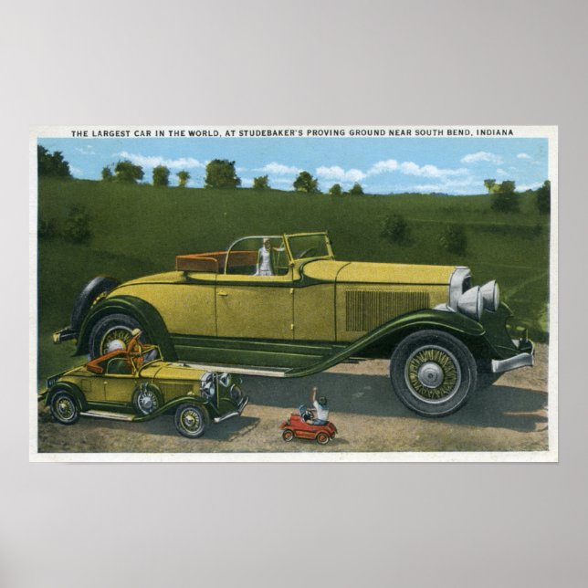Größtes Auto der Welt, Studebaker Bewährtes Poster (Vorne)