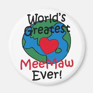 Größtes MeeMaw-Herz der Welt Magnet