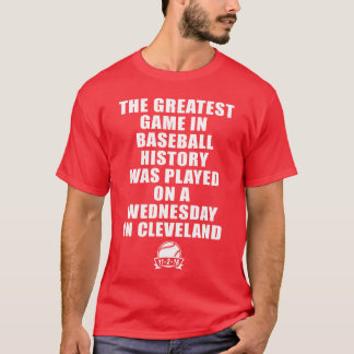 Größtes Spiel im Baseball war an einem Mittwoch in T-Shirt