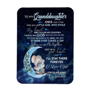 Großtochter  Brief an meine Enkelin Magnet