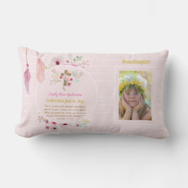 Großtochter-FOTO-Bestätigung oder Heilige Kommunio Lendenkissen