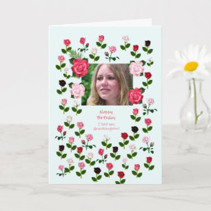 Großtochter, Geburtstag, Rose Karte