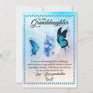 Großtochter-Geschenk| Liebe Großmutter Einladung