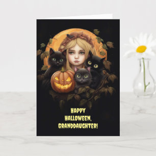 Großtochter Happy Halloween Benutzerdefinierter Te Karte