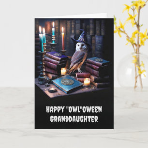 Großtochter Happy Halloween Niedliches magisches O Karte