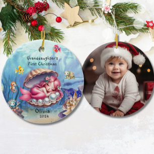 Großtochter Niedlicher Meerjungfrau Keramik Ornament