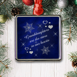 Großtochter Star Snowflake Keepake Silbernes Ornament