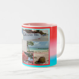 Großtürken und Caicos Zweifarbige Tasse