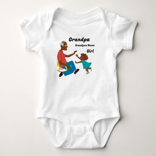 Großvater 2 baby strampler (Vorderseite)