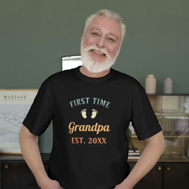 Großvater Abuelo Nonno Gramps Erstmalige Opa T-Shirt (Von Creator hochgeladen)